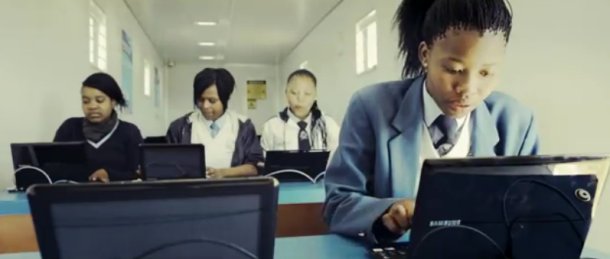Example 1: Samsung solar powered internet classroom 