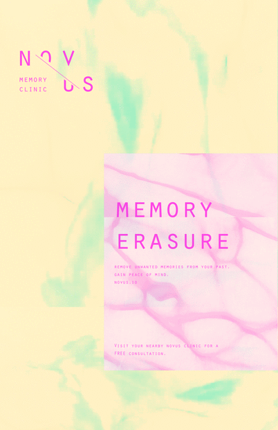 Branded poster for NOVUS Memory Clinic