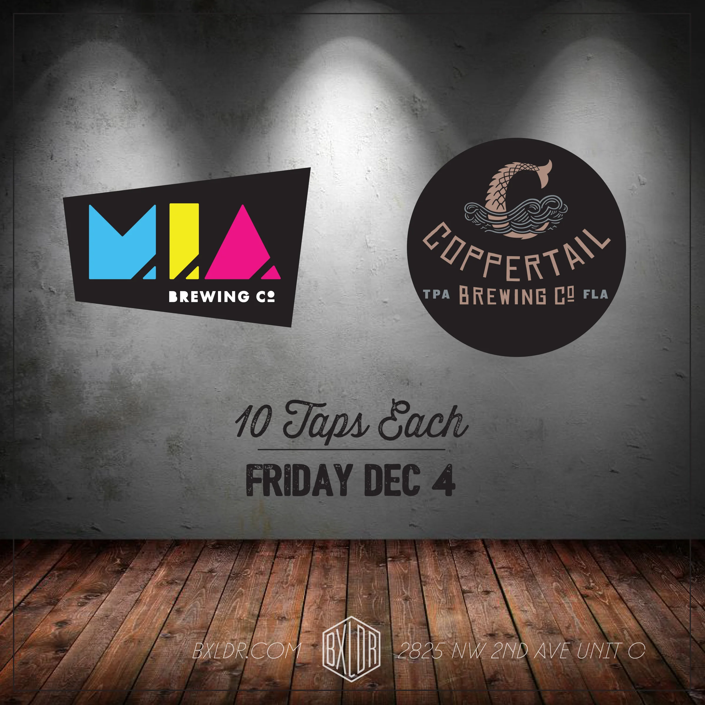 MIA Brewing // Coppertail Brewing