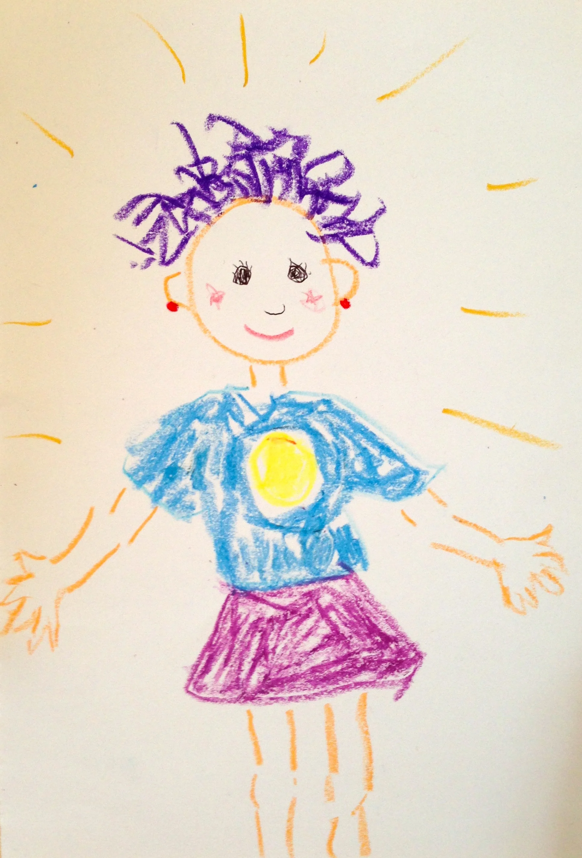 Inner Child drawing from a student during the training.