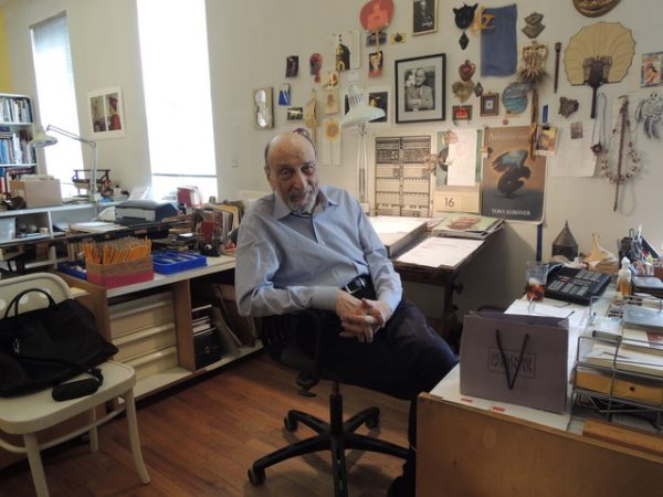 Photo OF MILTON GLASER by Leida Snow, Print Magazine