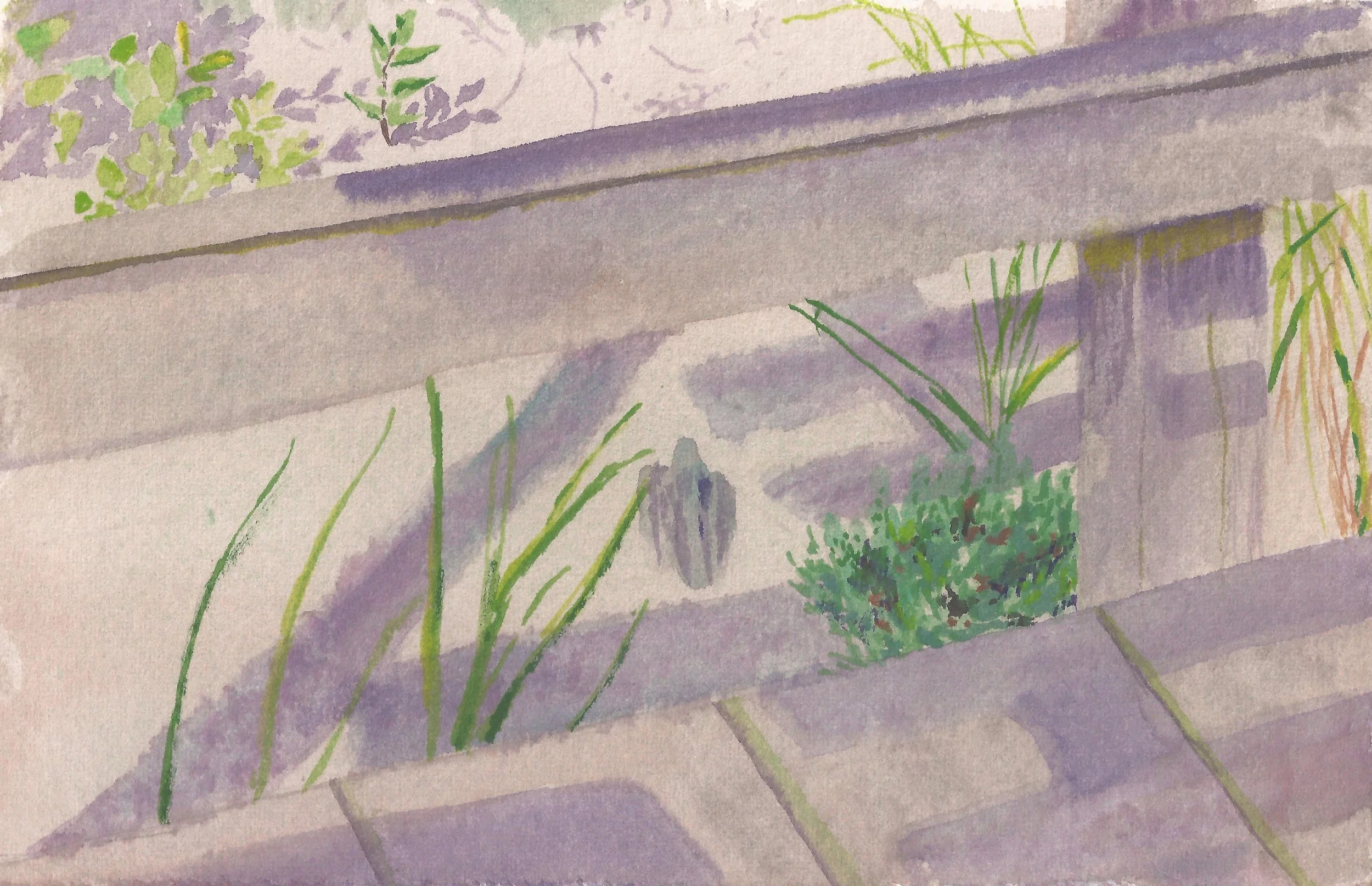 2018, watercolor on paper