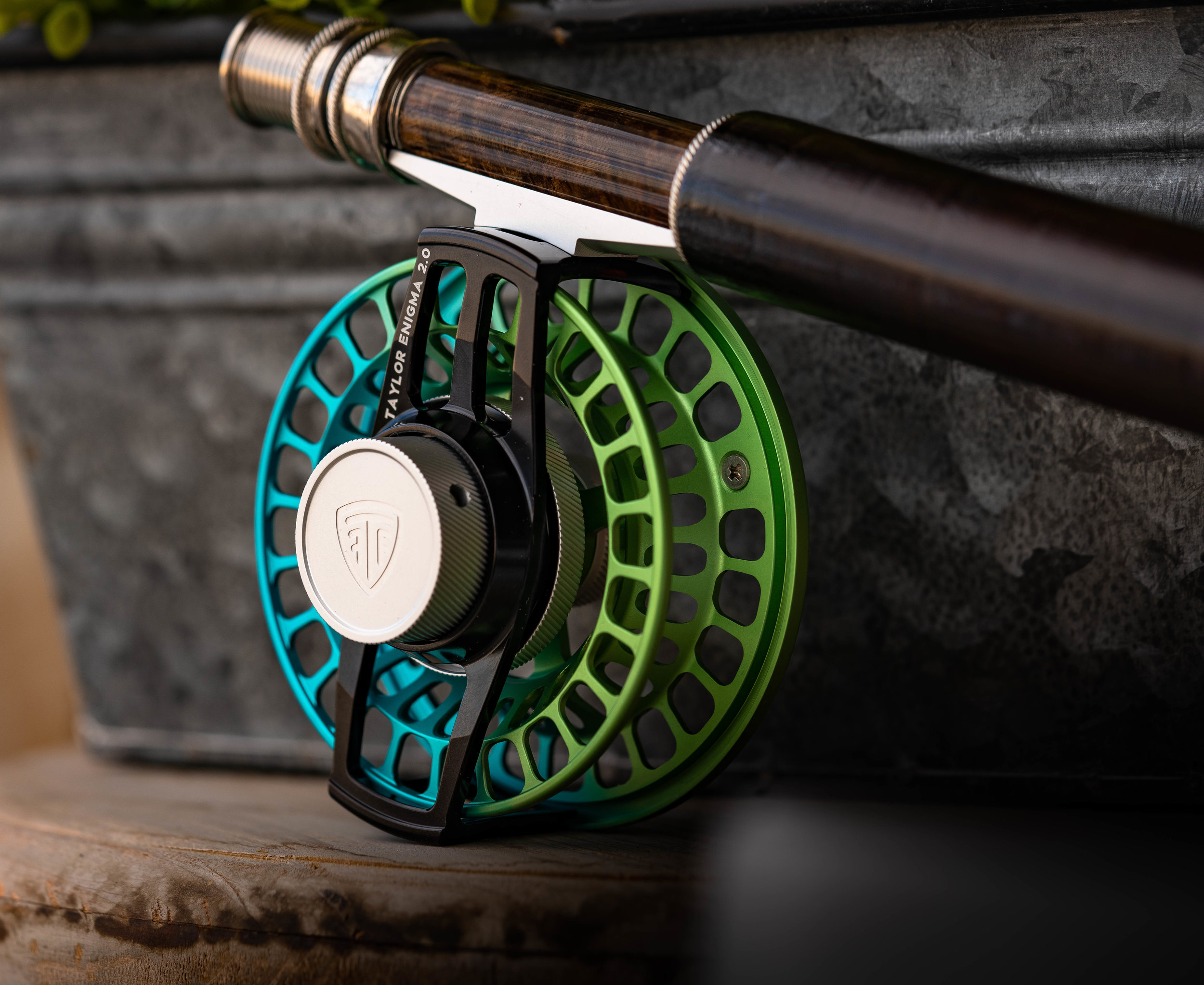 Taylor Enigma 2.0 Fly Reel -2wt-4wt Brook Trout Pattern