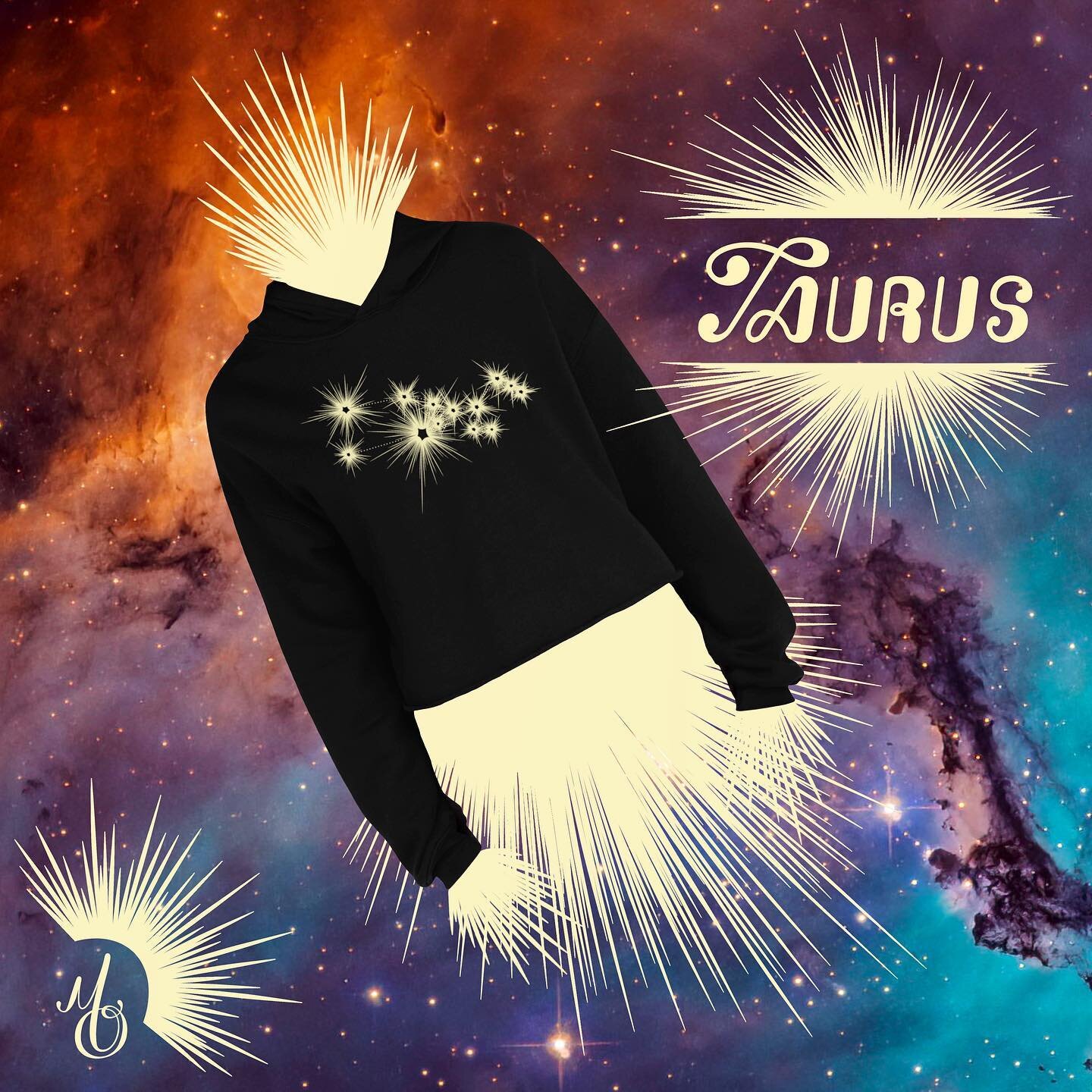 Alright Taurus babes, it&rsquo;s officially your season and your time to sparkle! So shine on like a shooting star with some new twinkly constellation goodies drawn with love especially for you! ✨🌟💫  ___  There are shirts, sweatshirts, hoodies, CRO