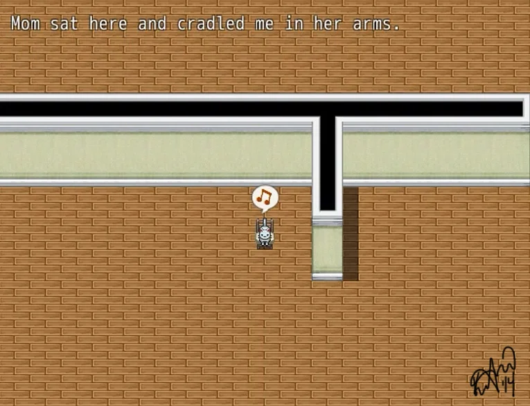 "Not to Scale" (2014) Video Game Screenshot (Opening Scene)