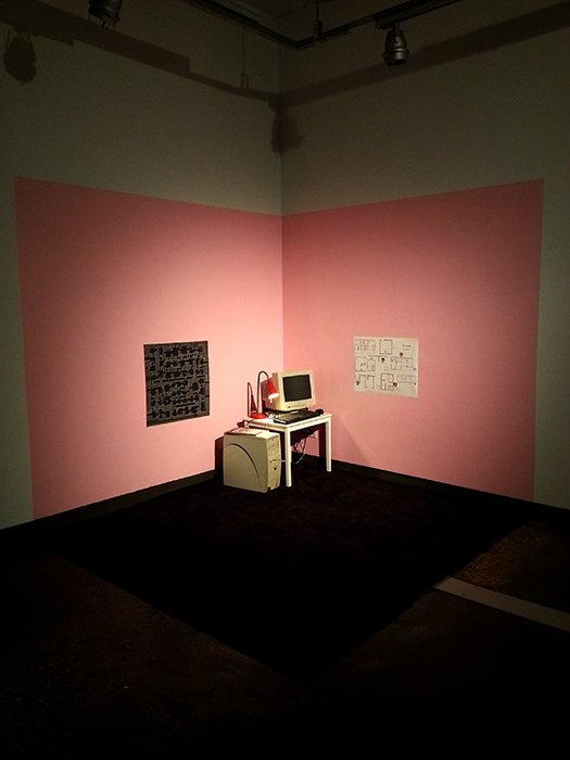 "Not to Scale" (2014) Installation (with Extra Lighting)