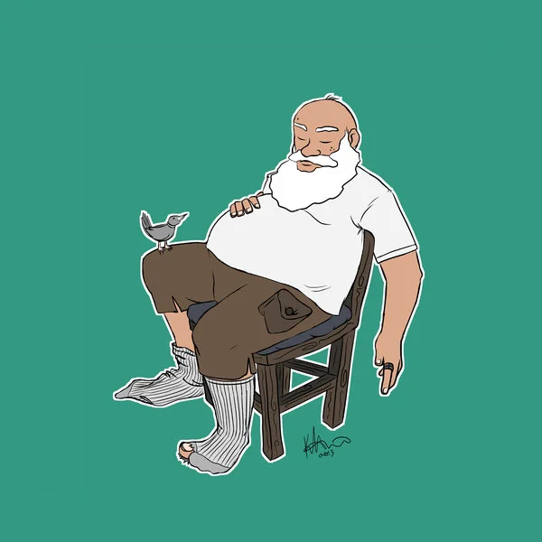 Old Man Reclining (2013)