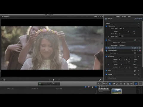 Customize Vignettes in FCPX