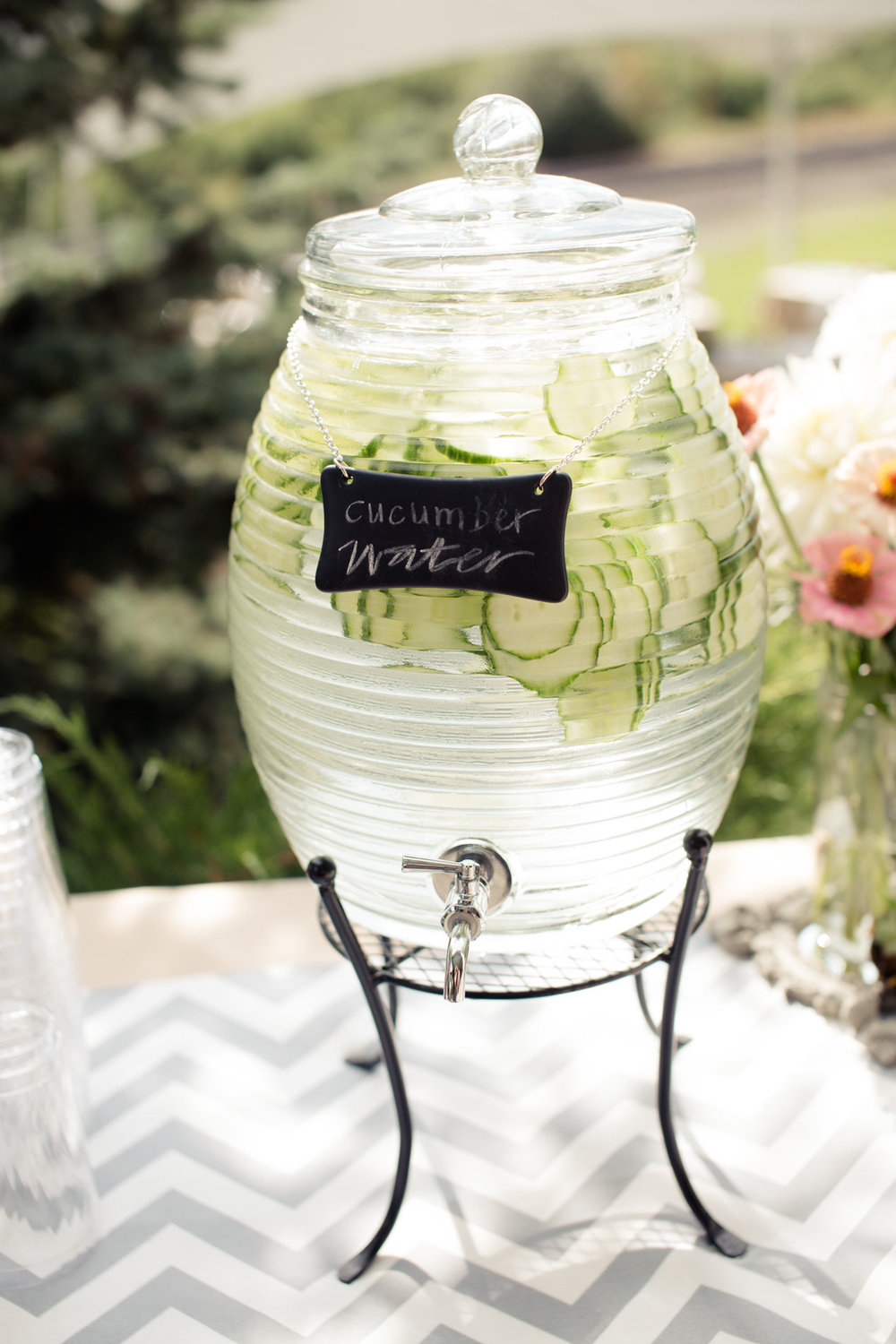 Glass Drink Dispenser — HRJ Events & Vintage Rentals