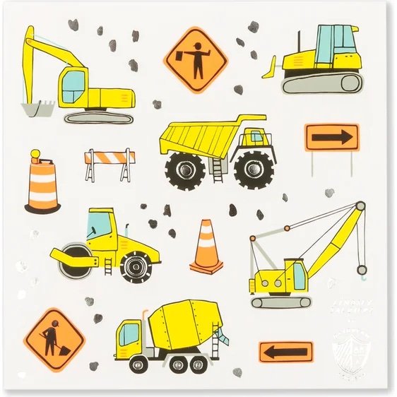 Under Construction Sticker Set