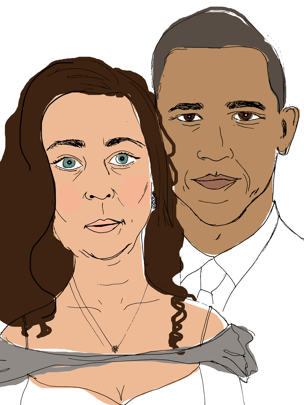 Surprised Portrait with Mr. Obama