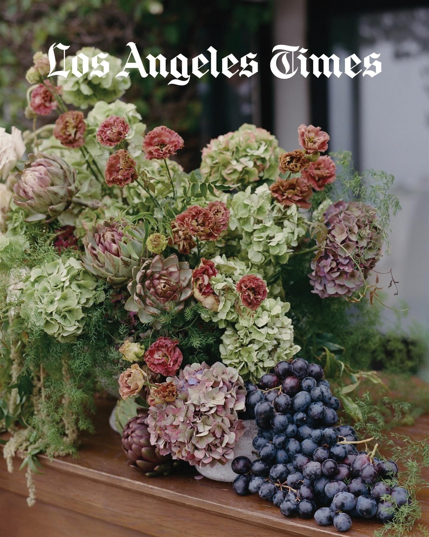 Featured on Los Angeles Times: Wedding Floral Trends for 2026 | Artistically Immersive and the Return of Bold Colors

&ldquo;To understand where wedding floral design is heading in 2026, we spoke with planners and decor experts who are already seeing