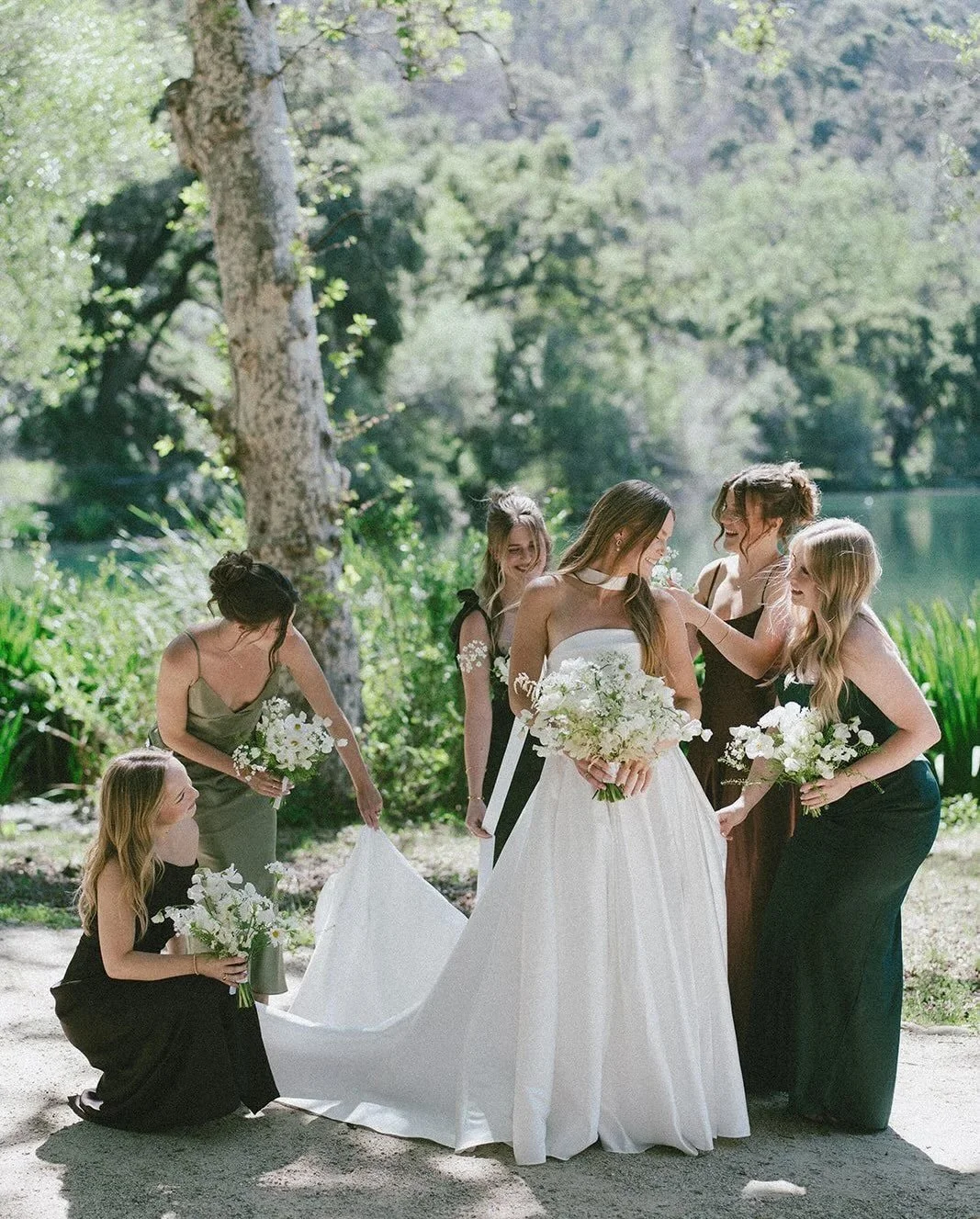 Toby &amp; Trenton&rsquo;s morning getting ready at Zaca Lake. Dreamy backdrops and a color palette we&rsquo;re still heart eyes over!