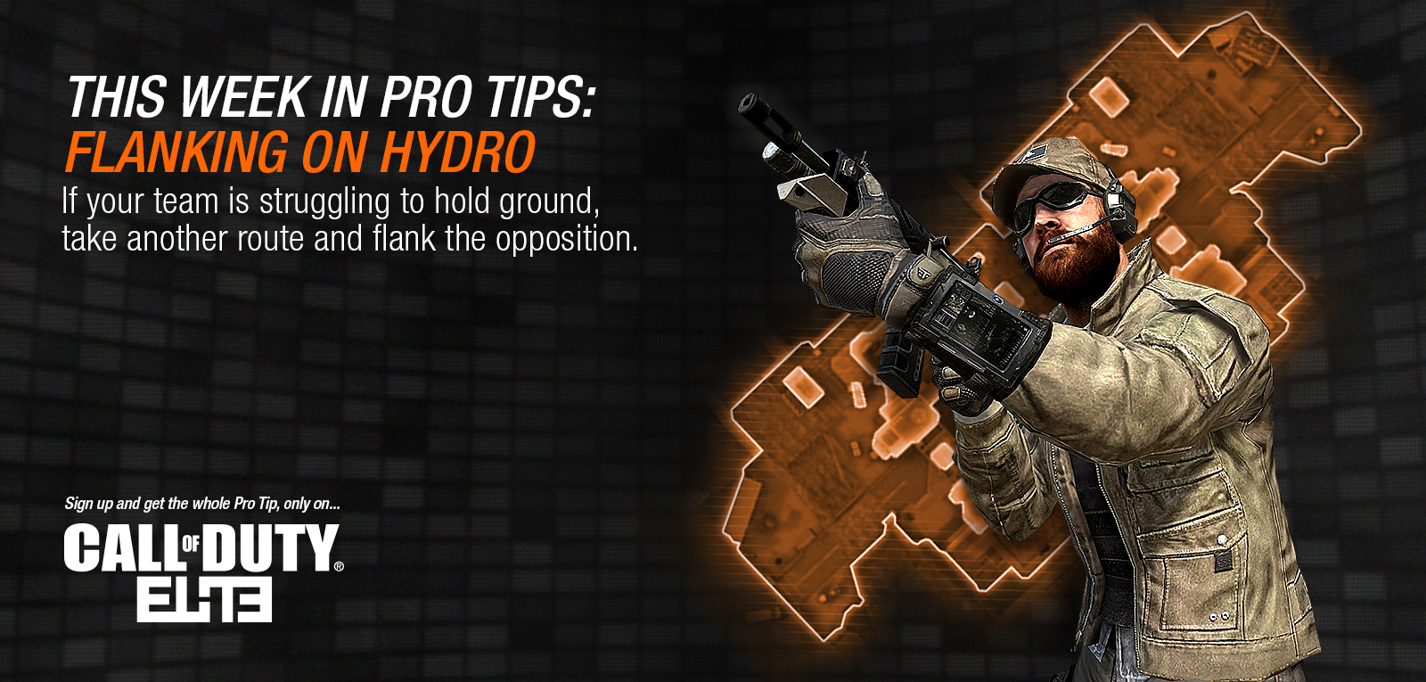 "Pro Tips: Hydro" Call of Duty ELITE Web Banner Series
