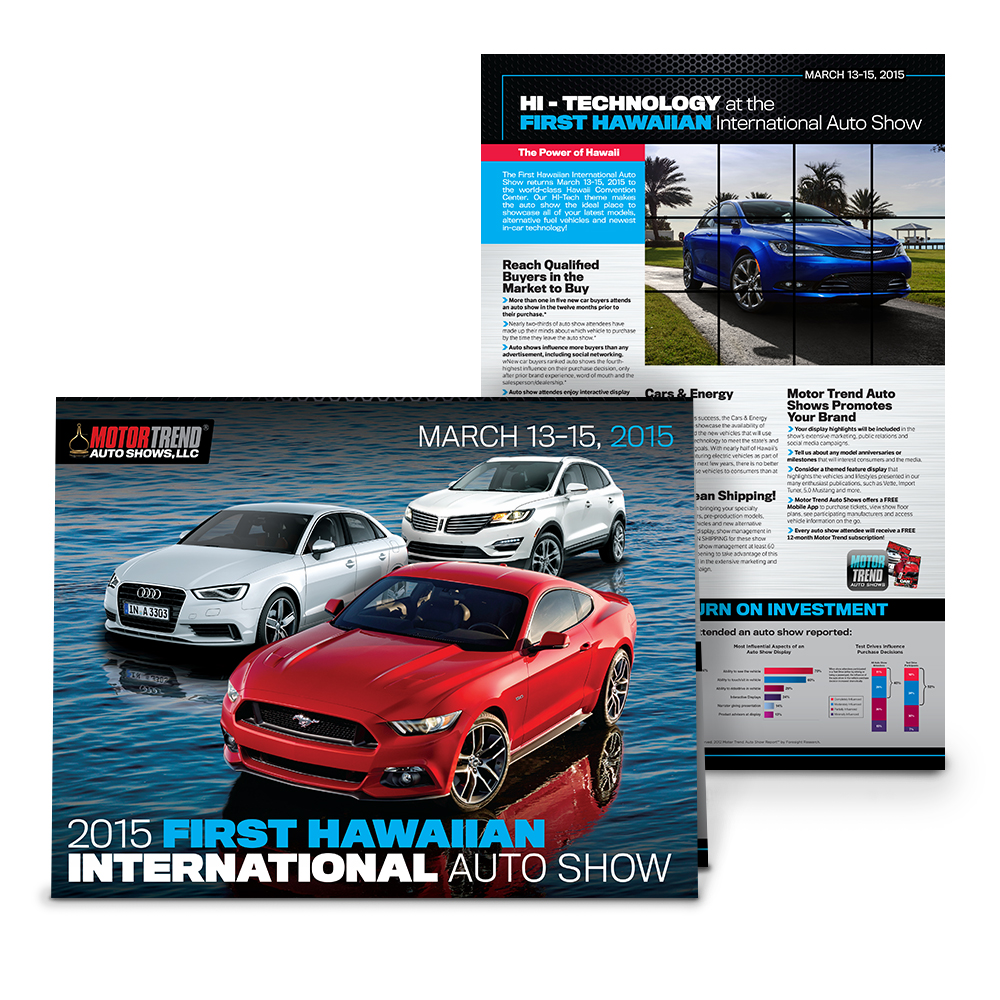2015 First Hawaiian International Auto Show Brochure