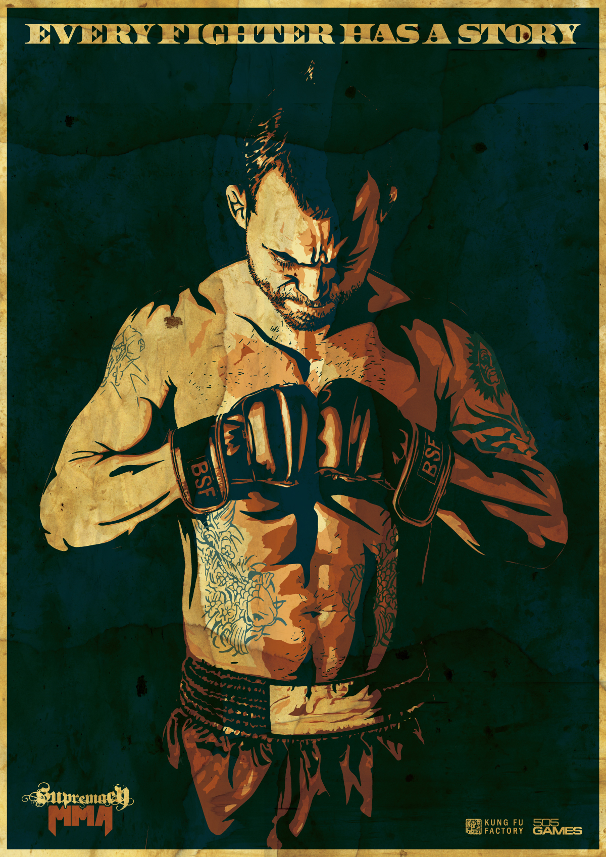 Supremacy MMA - Jens Bow Poster