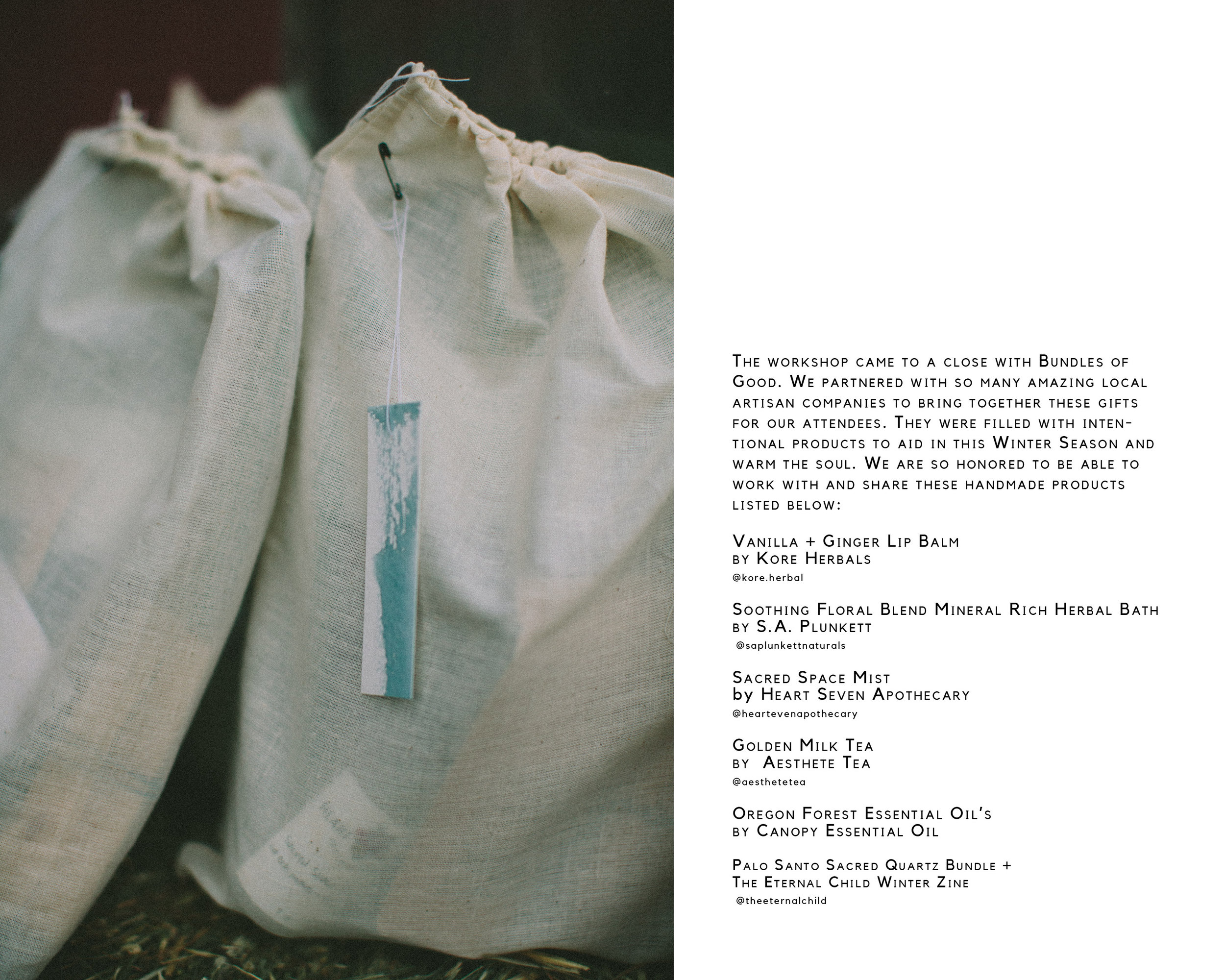 Winter Seasonal Living Workshop + Farm Meal - The Eternal Child