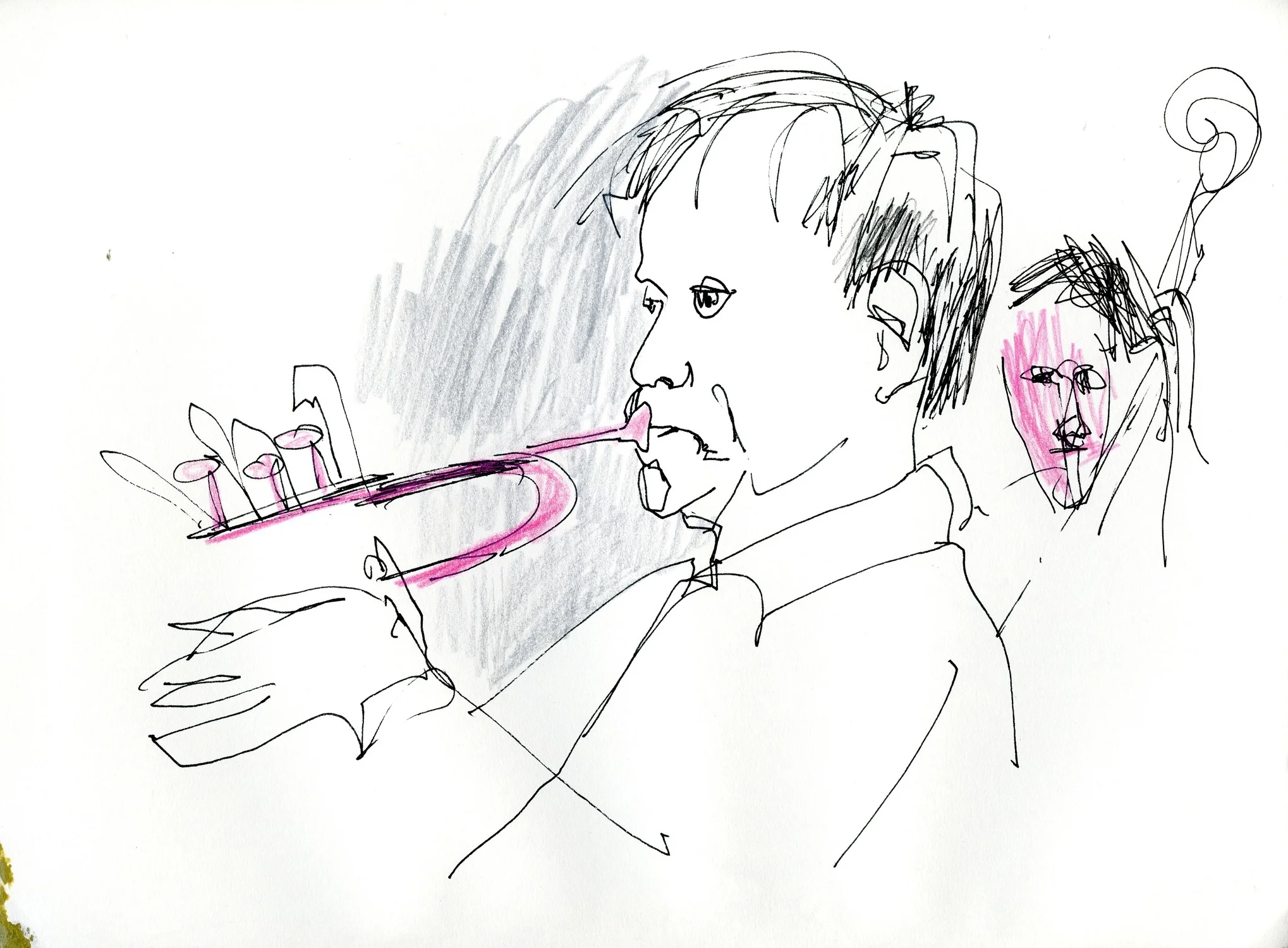 Jan Allan, trumpet. Lilla Hotellbaren, mars 2014