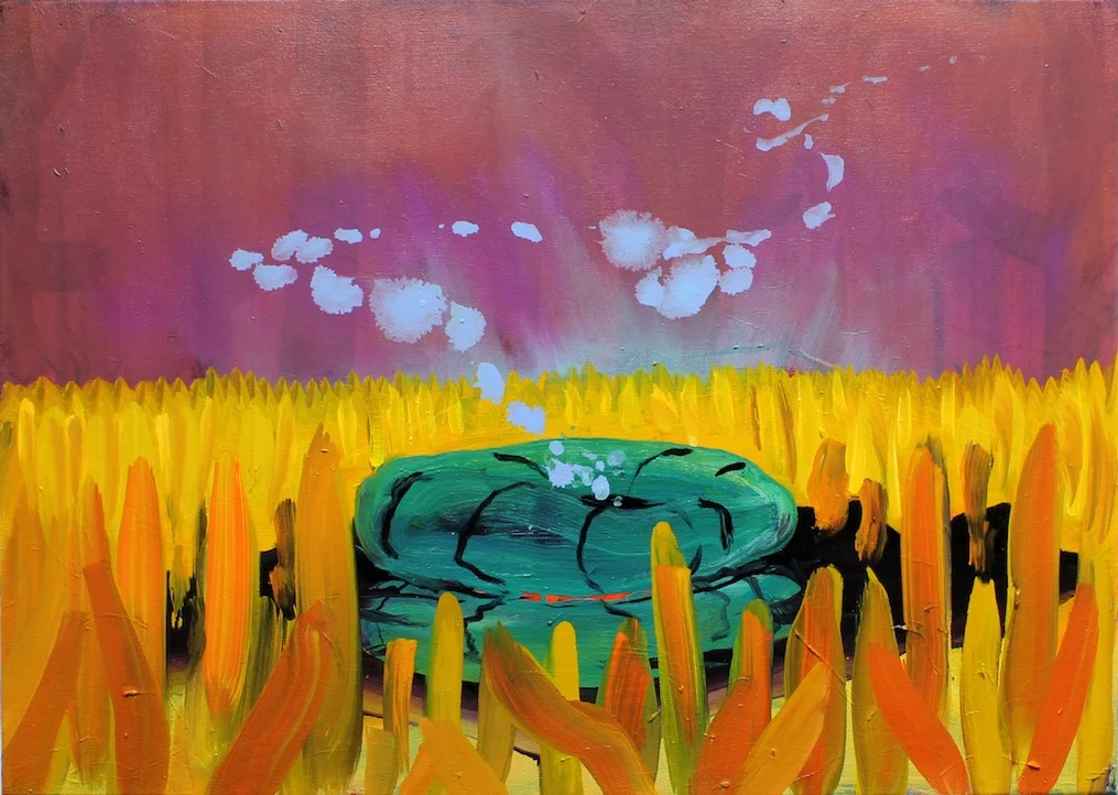 Peat snoozing, oil on canvas, 49 x 70cm.jpg