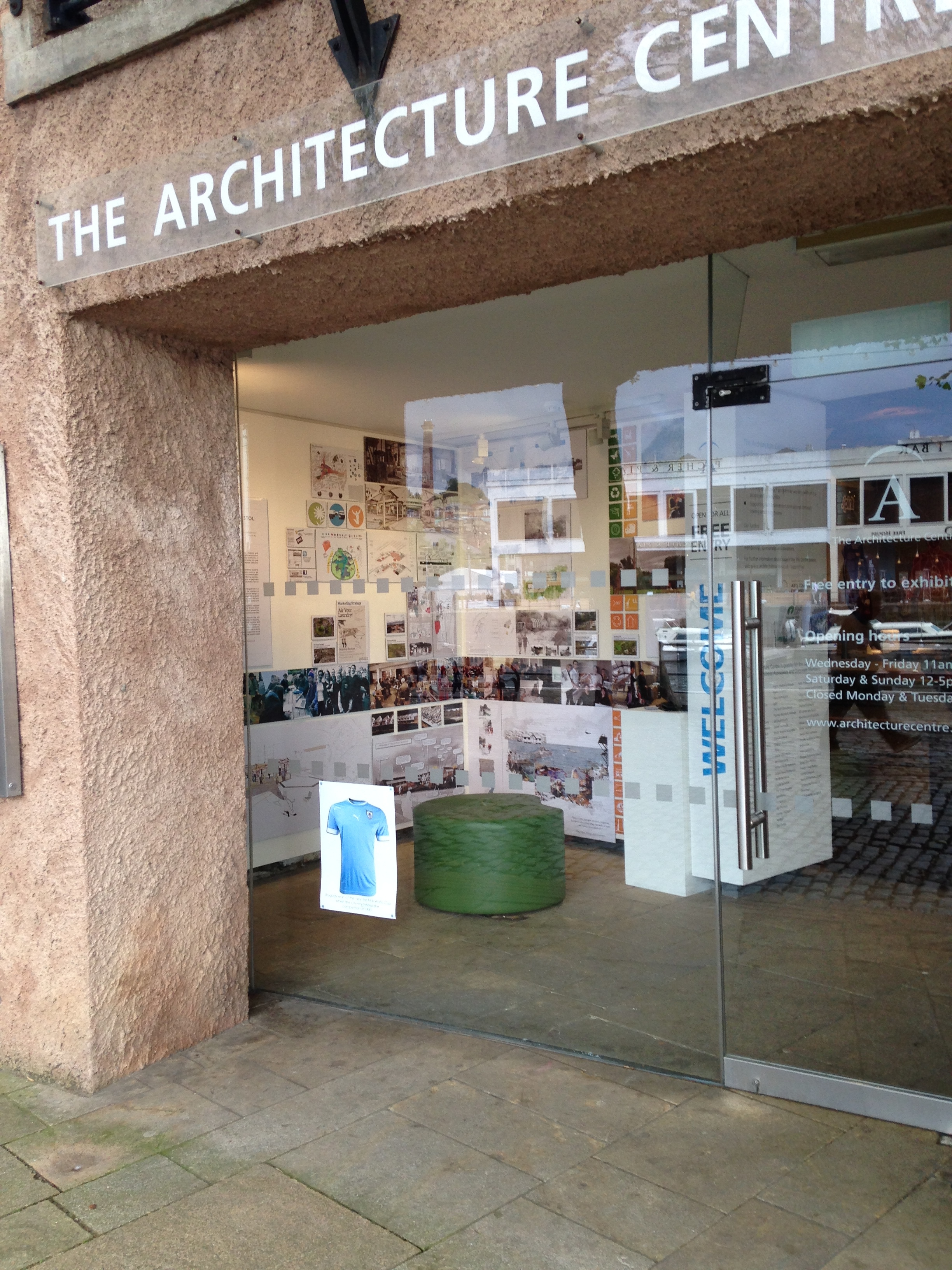 MArch Live Projects displayed at The Architecture Centre, Bristol. 