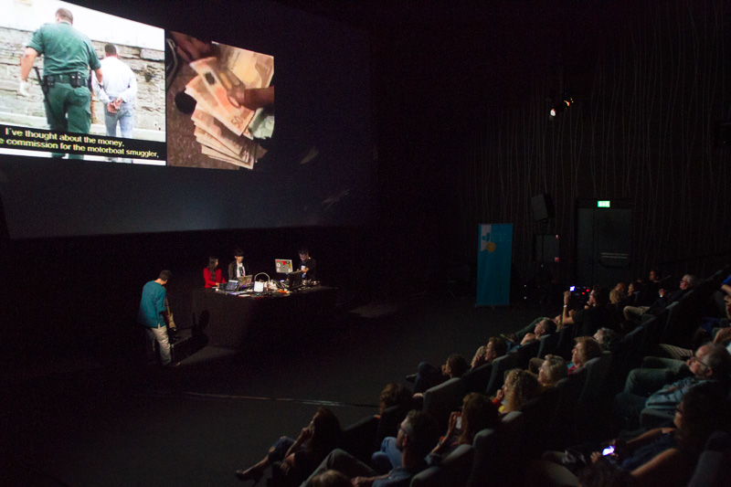 €urovisions live cinema performance. Photo ©Xander Remkes