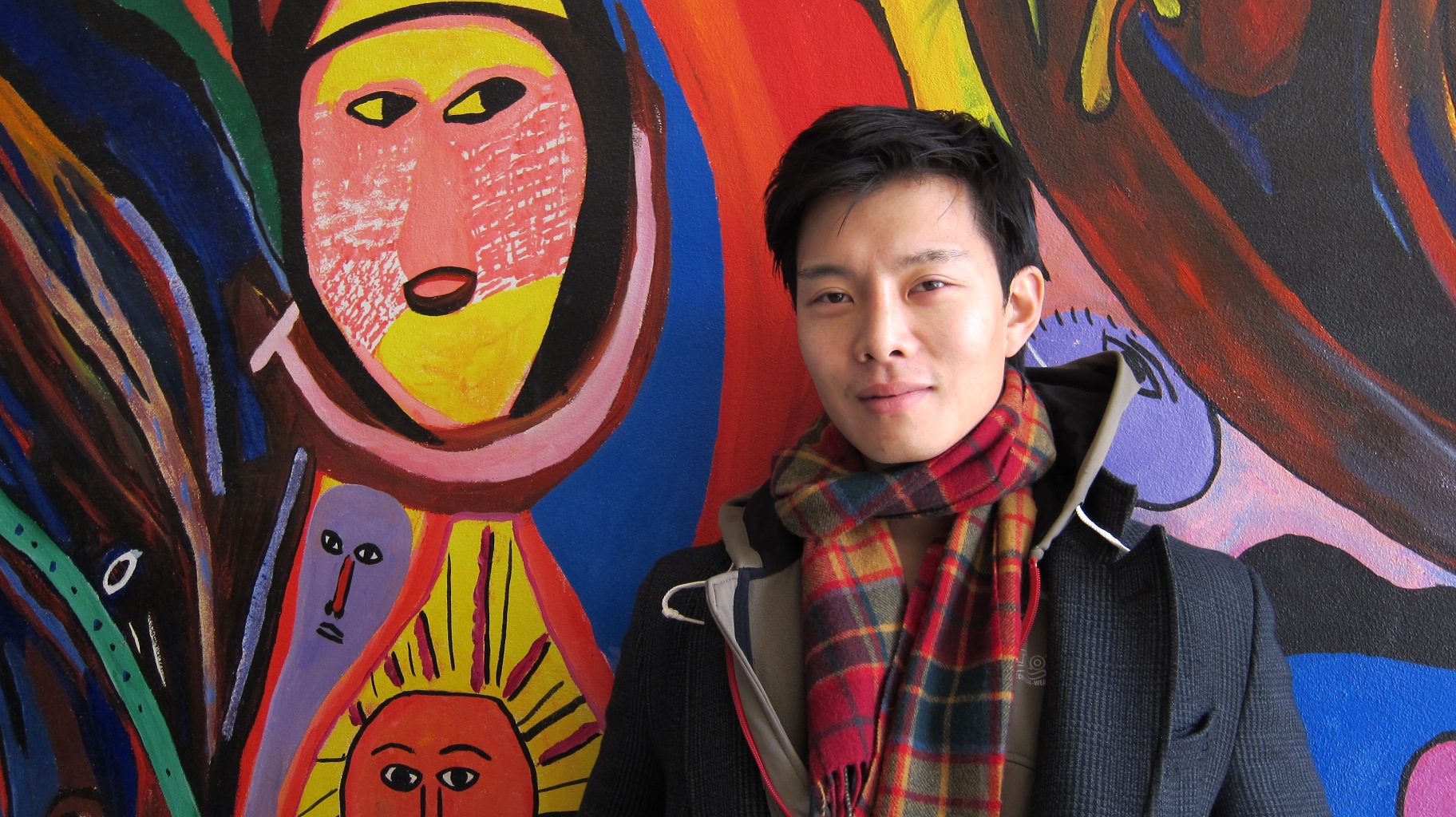 Daniel Han in central Wrocław ©Nicola Mullenger