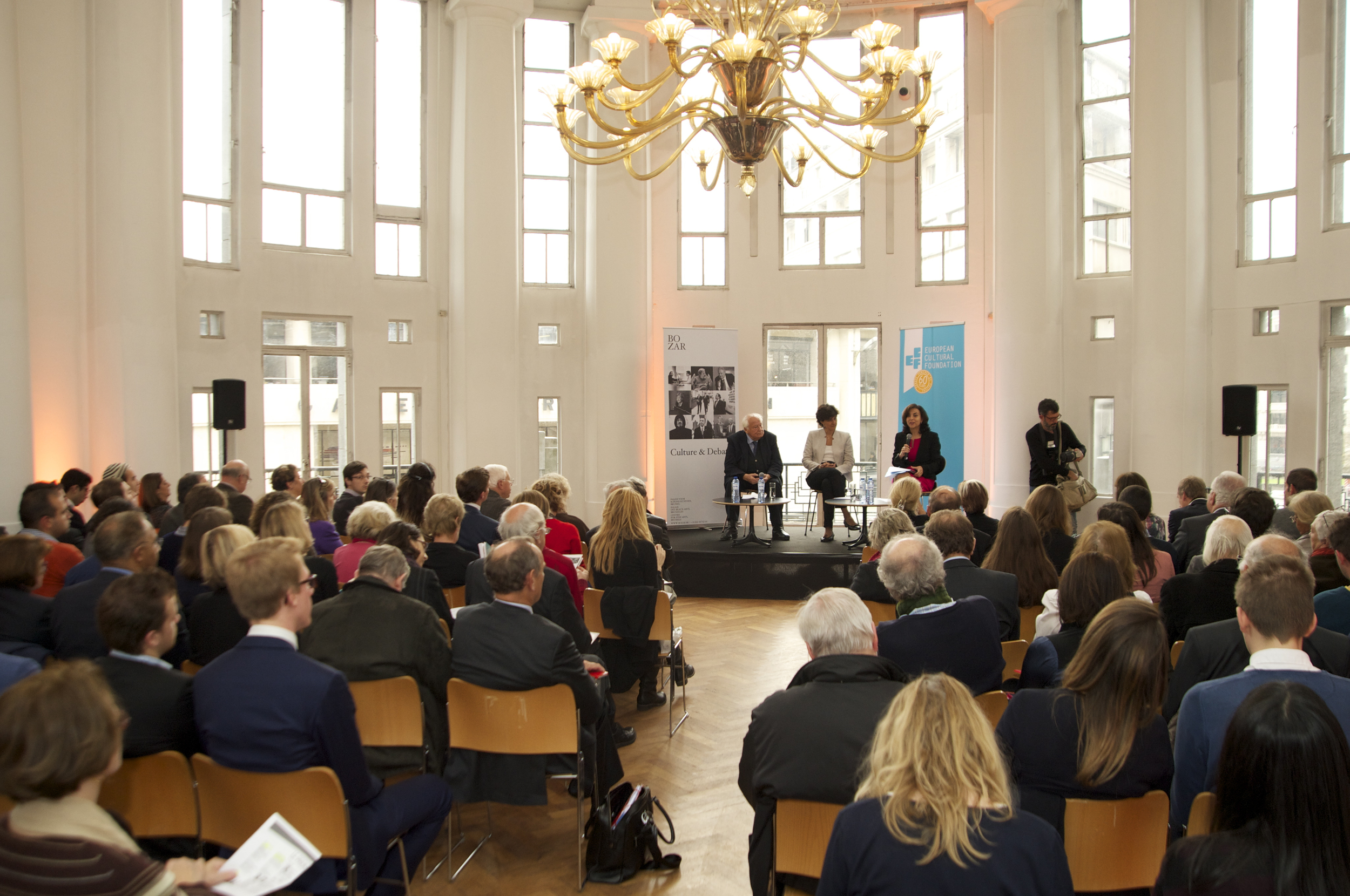 Historic Speech debate at BOZAR. Photo ©Yves Gervais