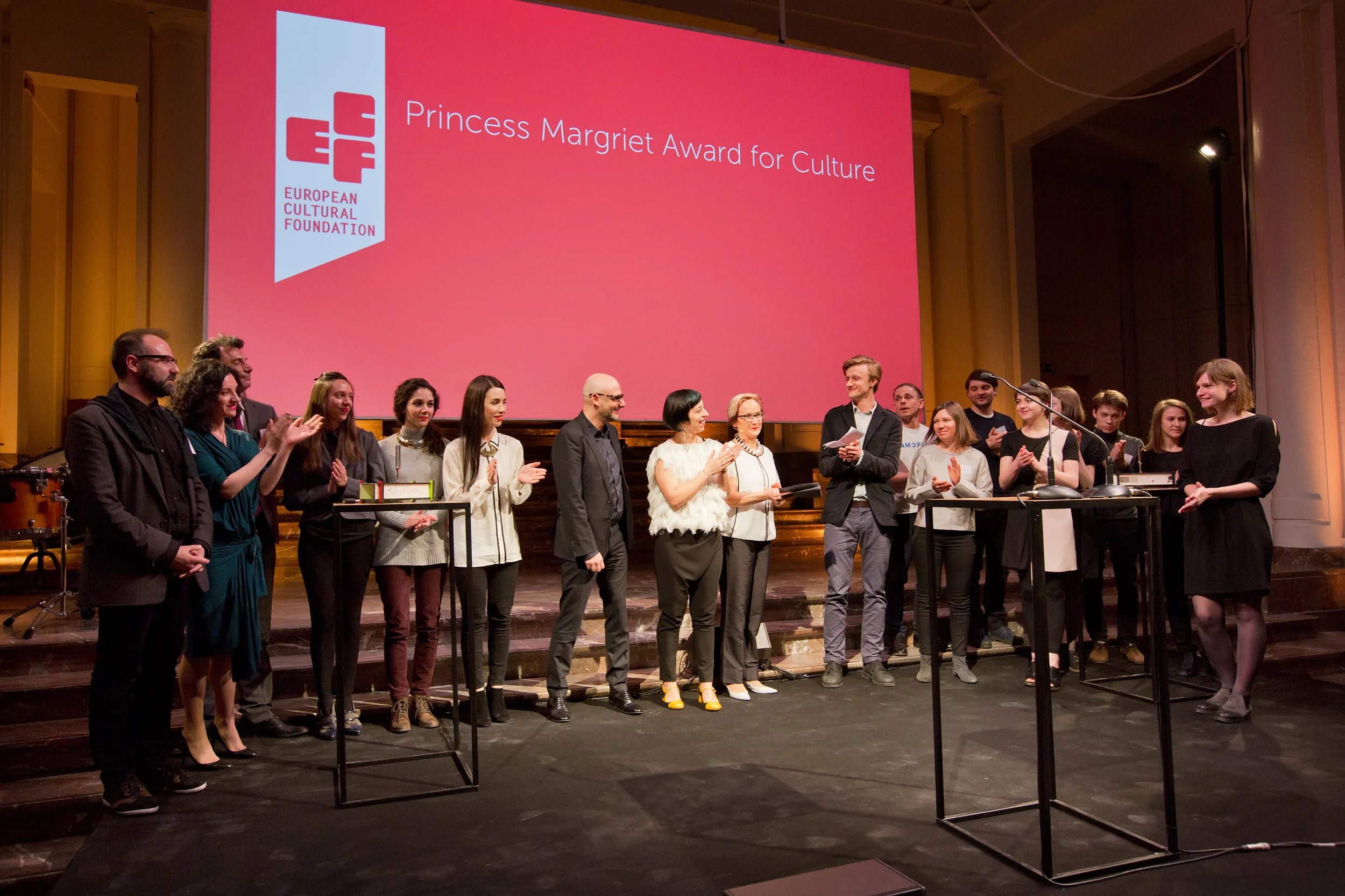 ECF Princess Margriet Award for Culture Ceremony. Photo Maarten van Haaff