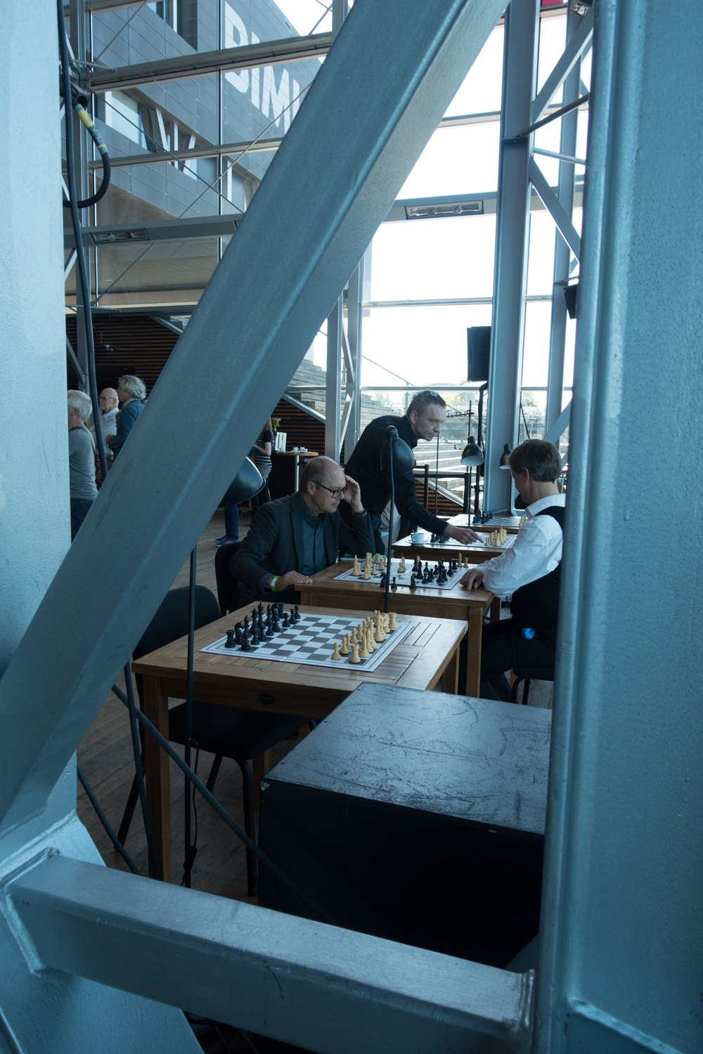  Chess&nbsp; during Urbo Kune at&nbsp;  the Muziekgebouw aan 't IJ.&nbsp;Photo by Canan Marasligil&nbsp;  