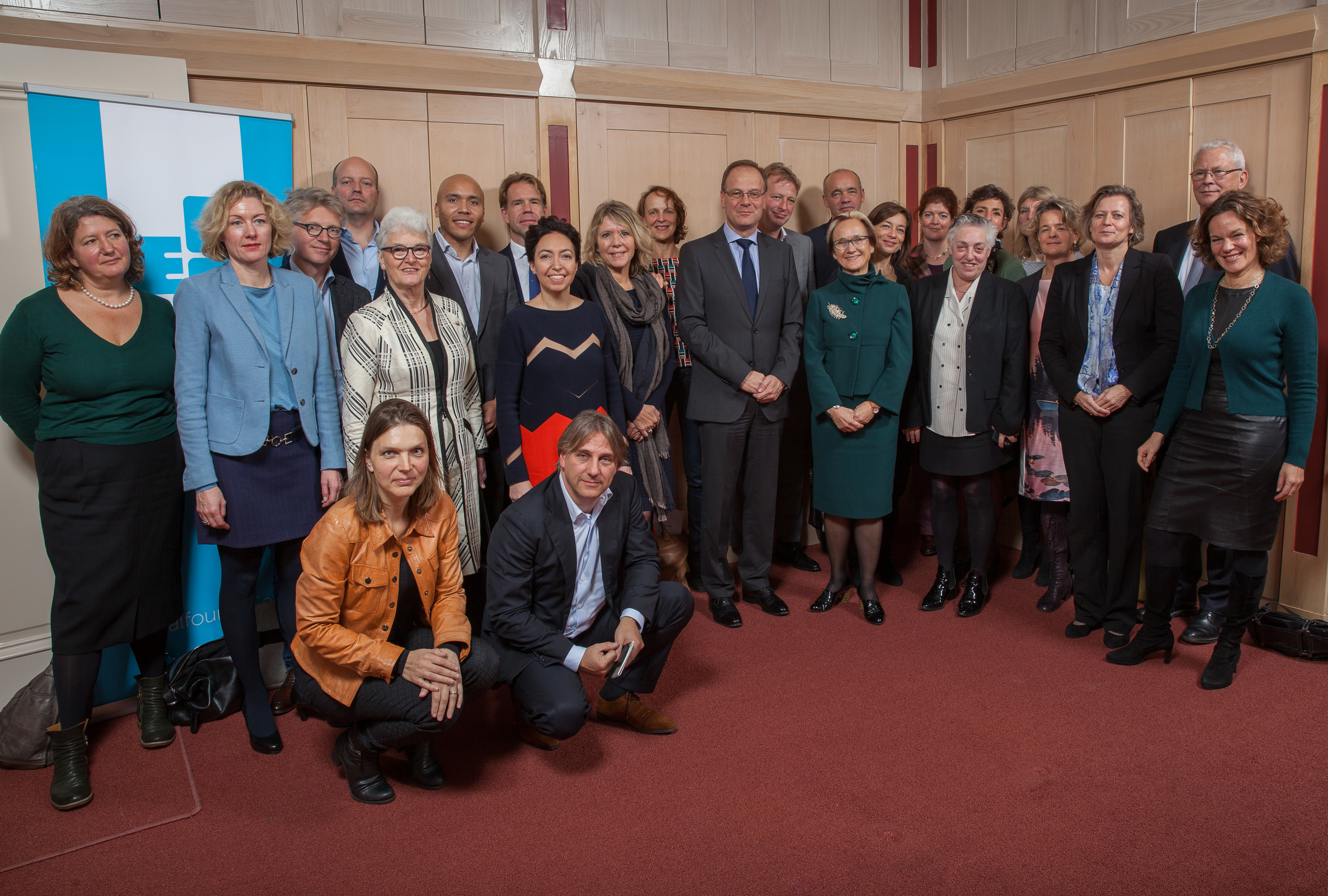 Tibor Navracsics and Katherine Watson with the stakeholders from the Dutch arts and culture sector. Photo by Xander Remkes.