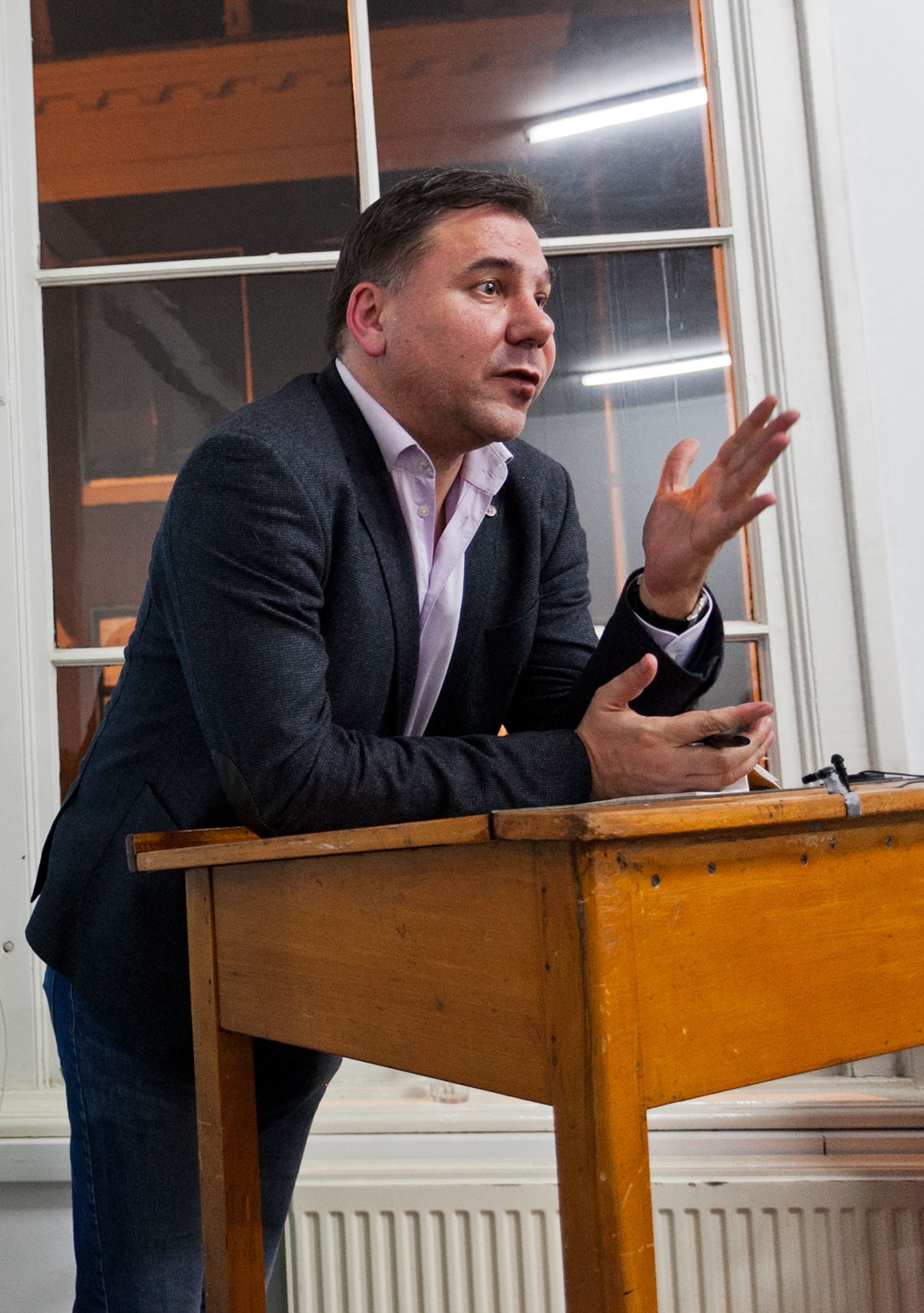 Ivan Krastev at an ECF event in 2015 . Photo by Pip Erken. 