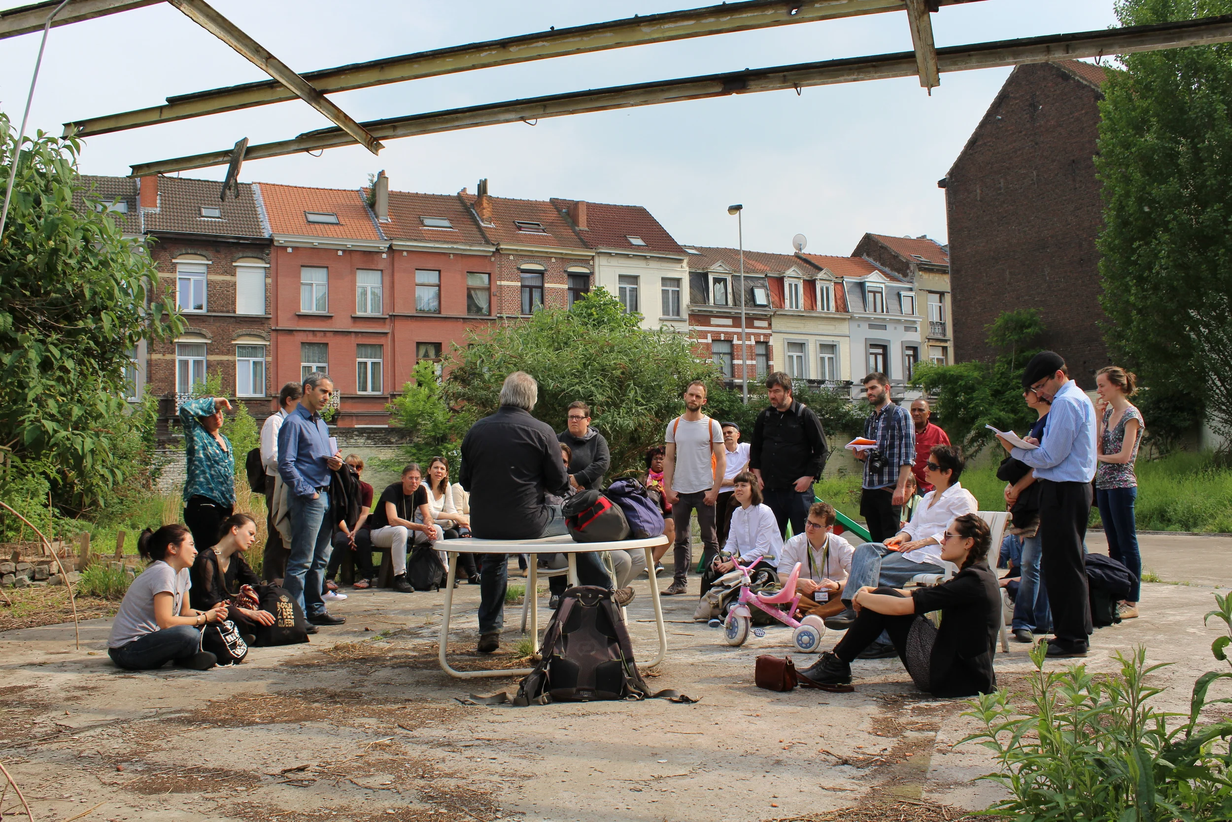 In Brussels during the first European Hub meeting on Community-led Housing