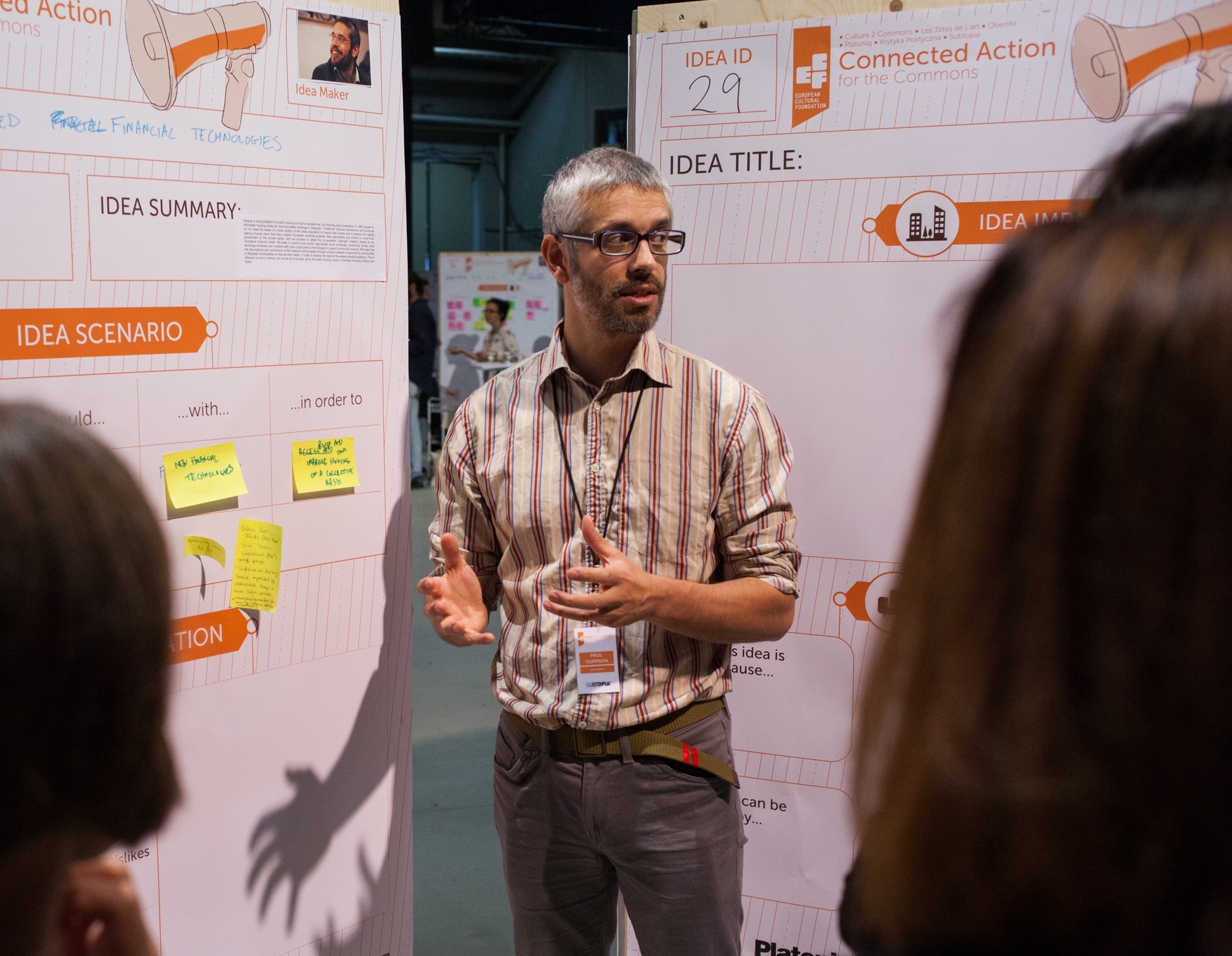 Paul Currion at the Idea Camp 2015. Photo by Julio Albarrán.