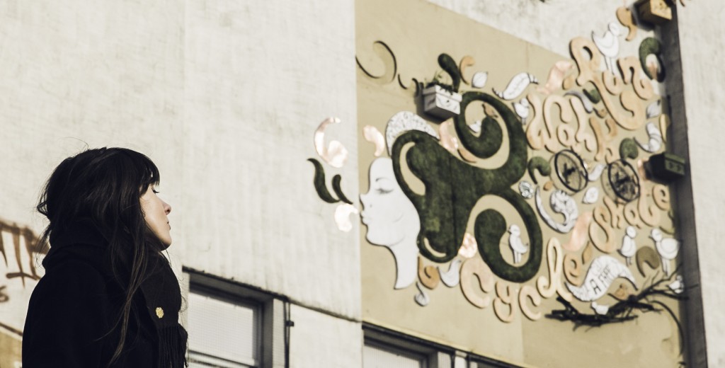 Charlotte Weatherstone's 'Iris' revealed in Baltic Triangle. Photo via Engage Liverpool .