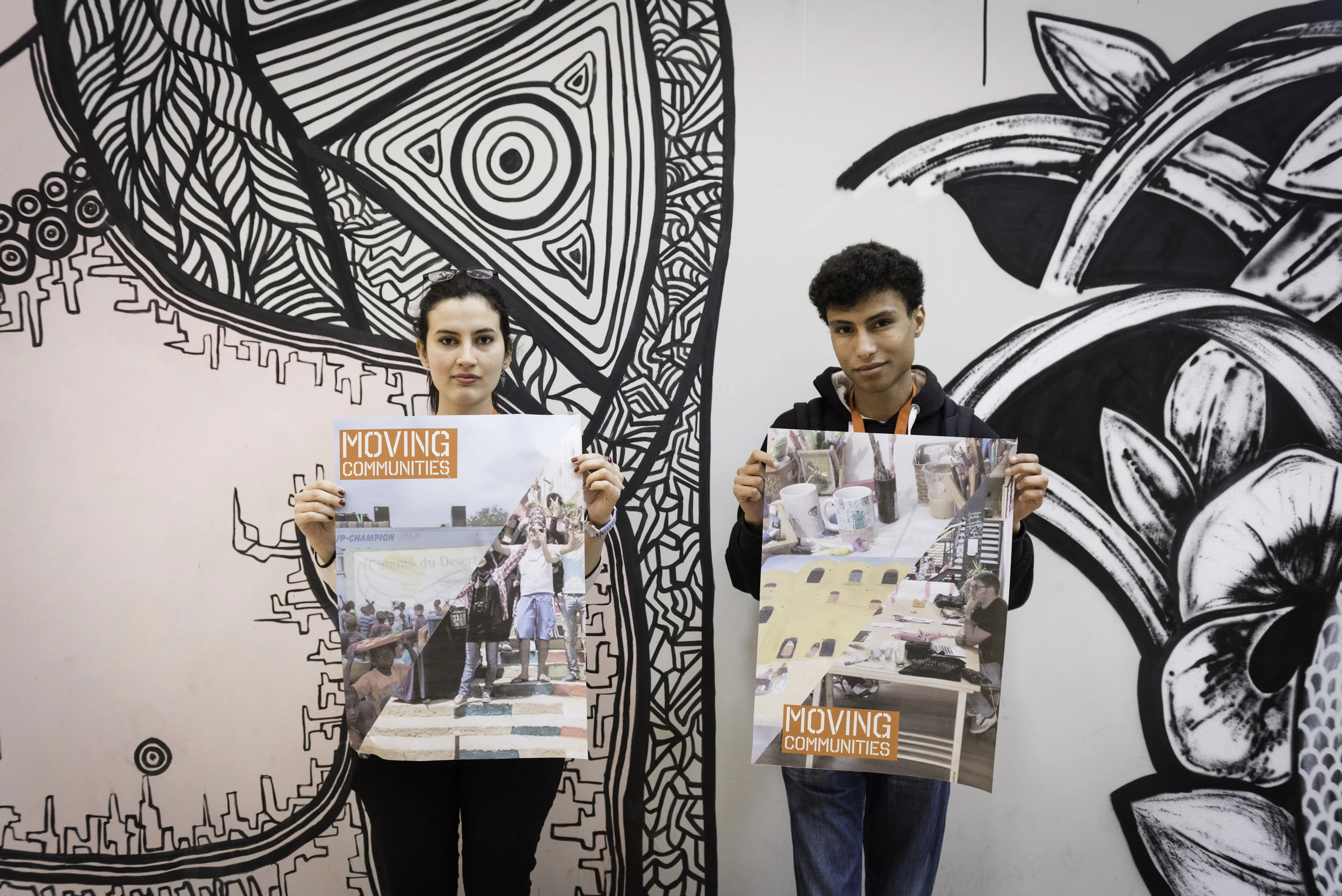 Idea Makers Yosser Belghith and Mondher Tounsi at the Idea Camp 2017. Photo by César Lucas Abreu