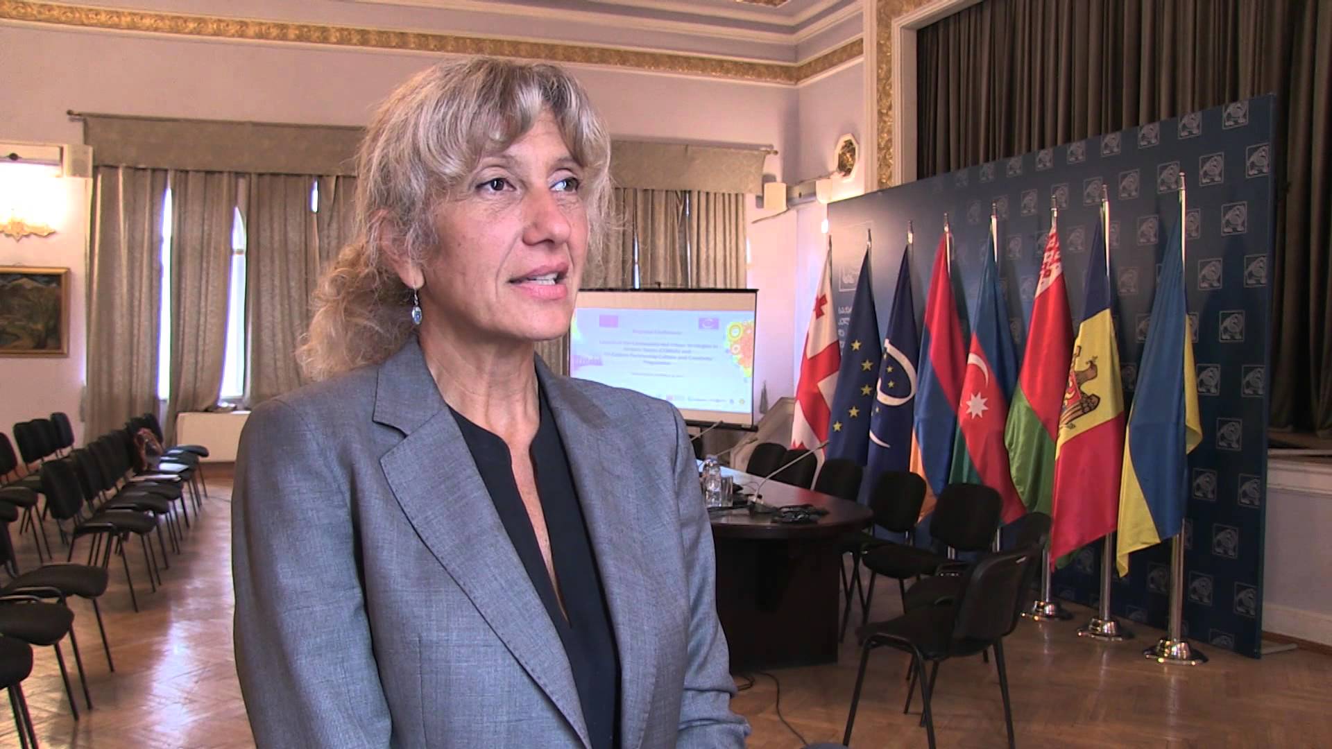 Regional Conference Launch of the Community-Led Urban Strategies in Historic Towns (Comus) and Eu-Eastern Partnership Culture and Creativity Programme in Tbilisi, 2015. Picture from the EU-Eastern Partnership Culture and Creativity Programme website.
