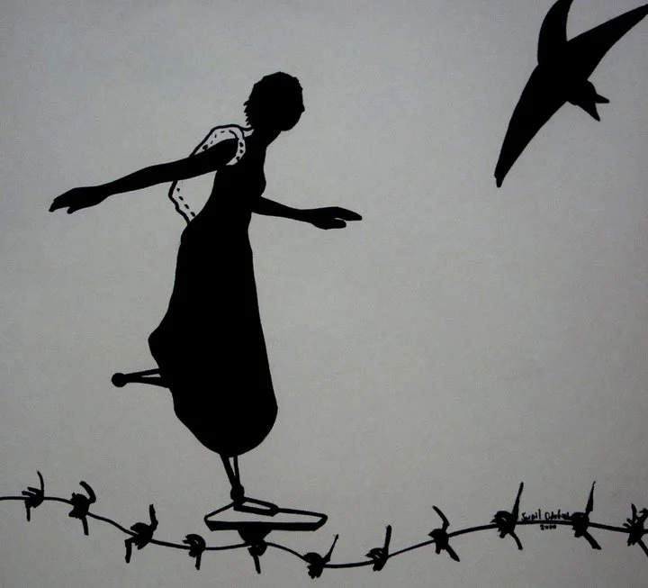from Kaos GL’s special issue: Refugee LGBTIs. Illustration: Serpil Odabaşı
