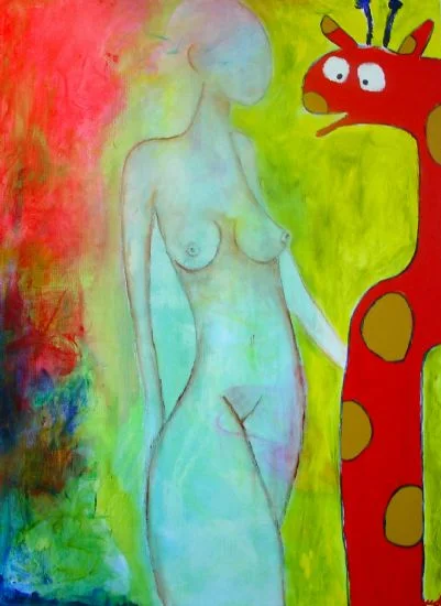 "Vil du danse med mig" 80 x 110 cm. kr.: 8.000,-