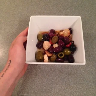 This is a variety we purchased at Fresh Market by selecting from multiple options. There's even garlic and red pepper in it! (Some cheese but that's not up our alley.)