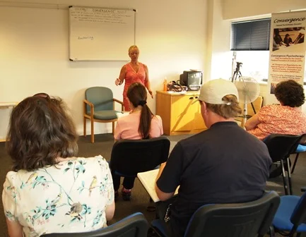 Diploma course - 2nd year students seen here, studying Psychotherapy
