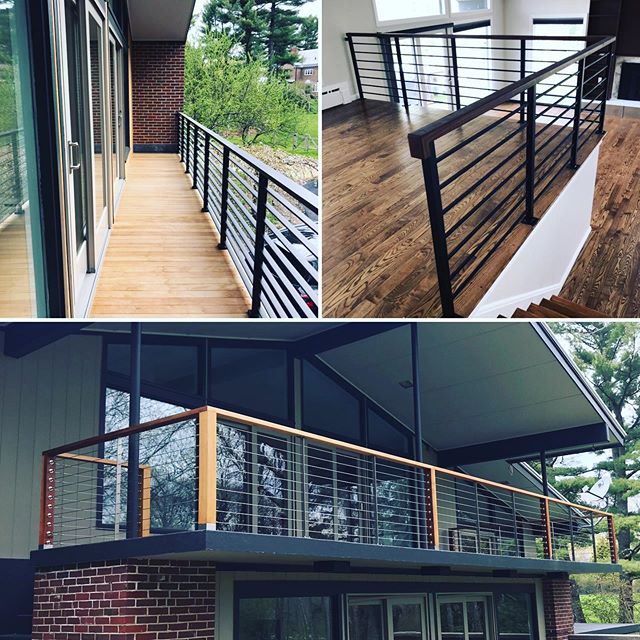 Railing 3 ways. Same house. Sharing a theme with different languages. Falmouth Foreside.
Thank you James Light @anniekdesigns for the opportunity and direction.
