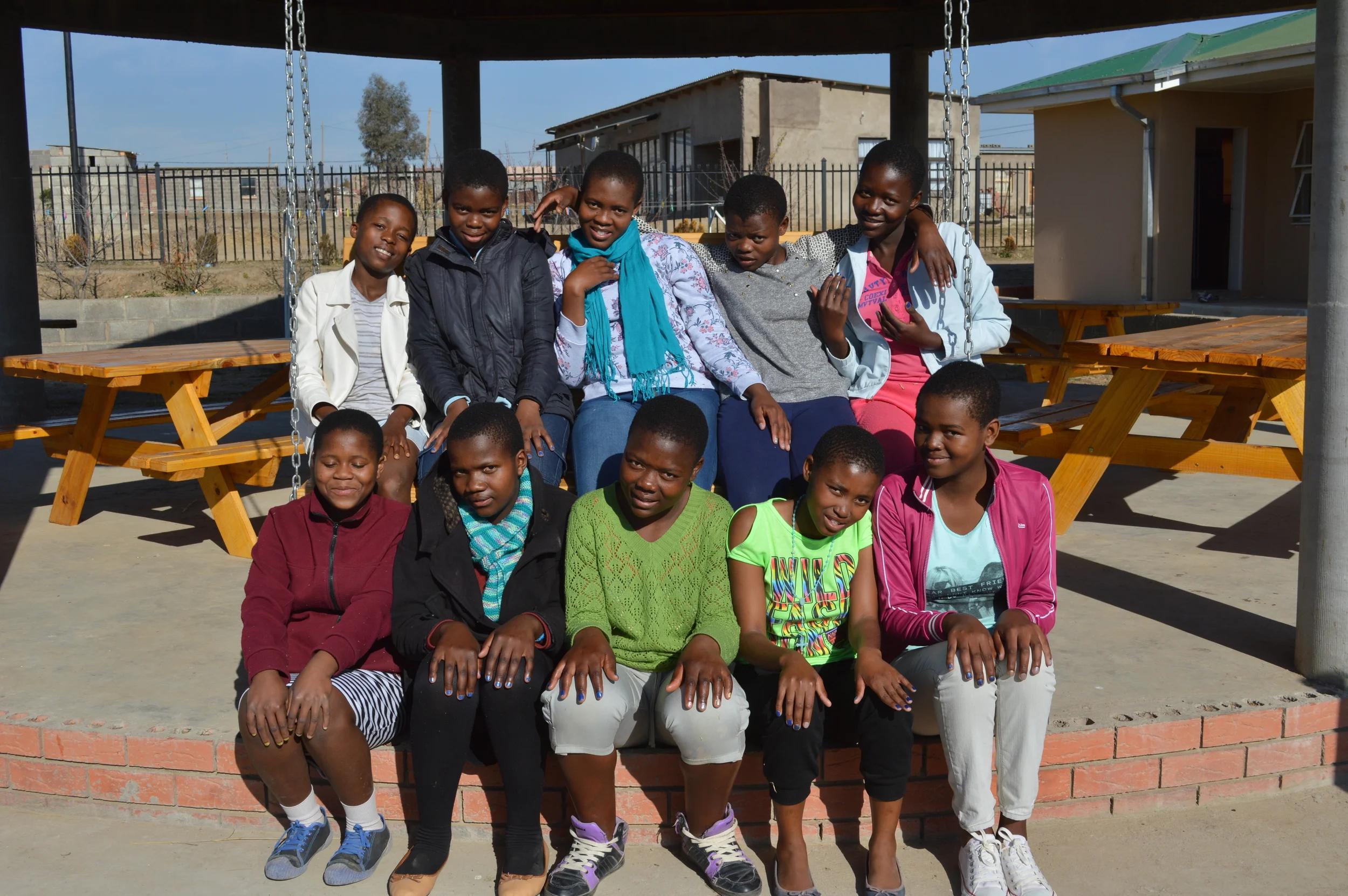  Here are some of the girls who participated in Cherish Week