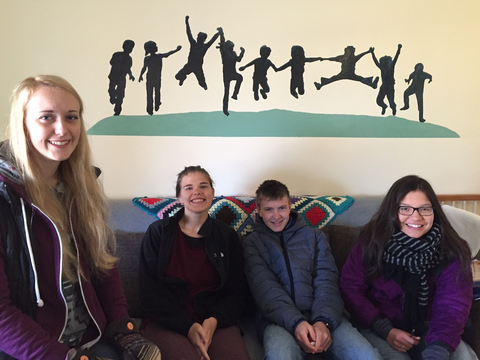 New murals for the baby houses!