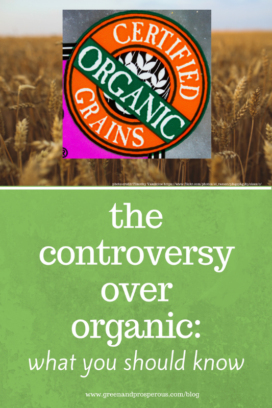 controversy over organic