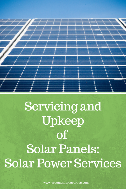 maintenance of solar panels
