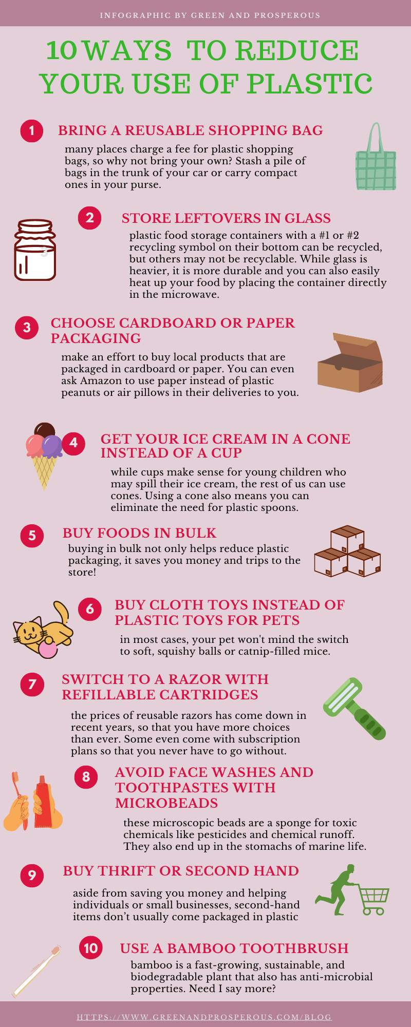 减少塑料使用的10种方法