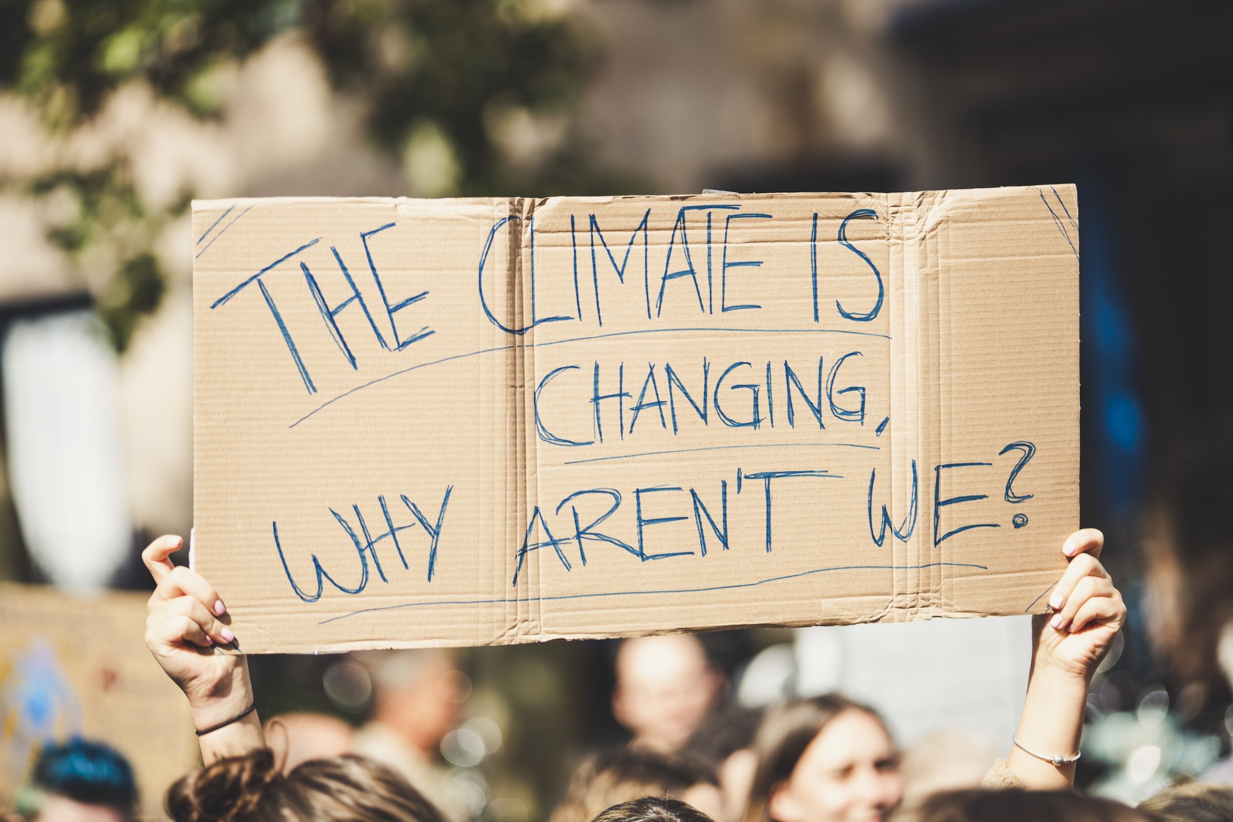 气候变化抗议标语