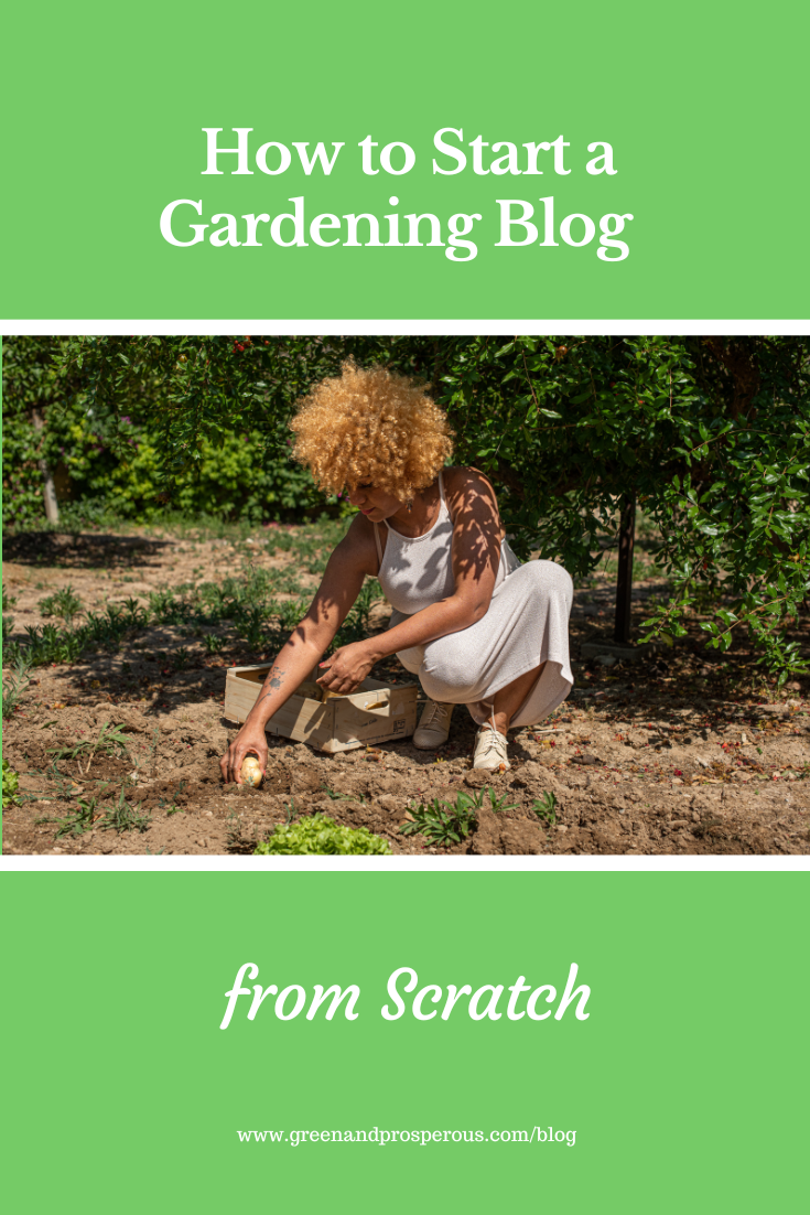 How to Start a Gardening Blog from Scratch