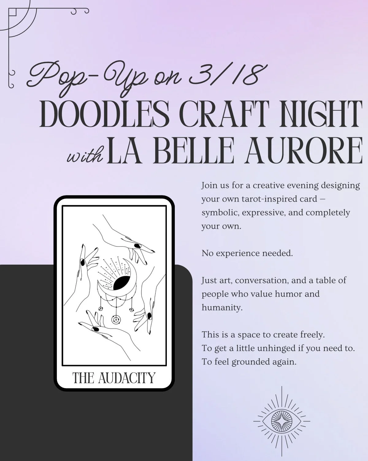 Collab with Doodles Art Lab  March 18 6:00pm