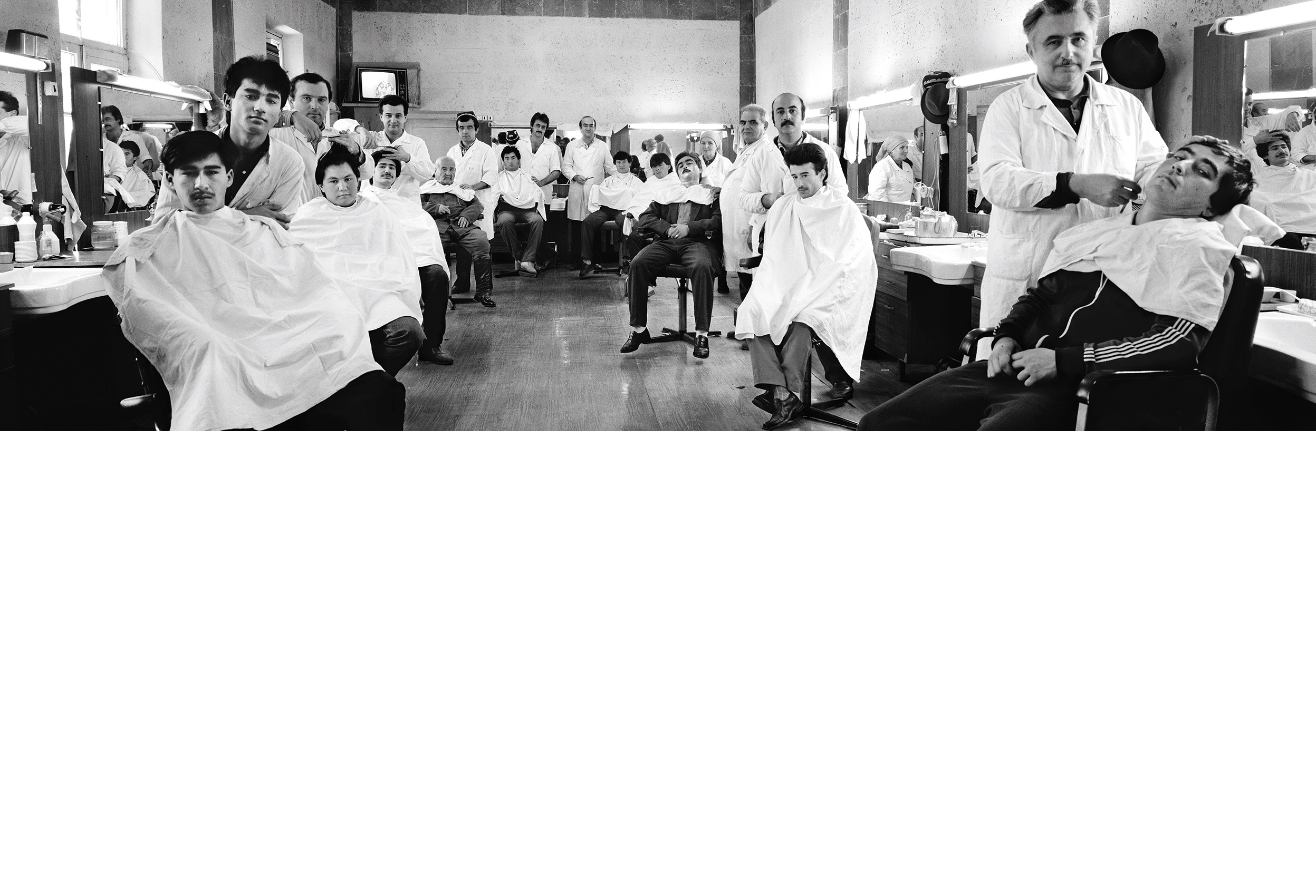  Barbershop, Leninabad, Tajikistan, 1989 